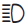 Buick Enclave headlamp high and low beam changer symbol
