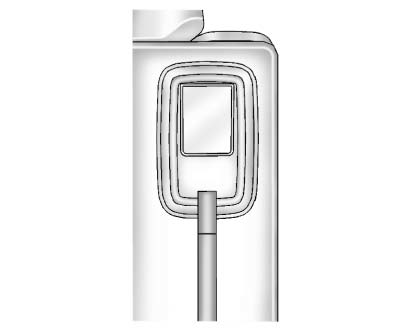 Buick Enclave third row seatback release lever on the rear of the seat