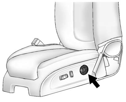 Buick Enclave power lumbar control for increasing or decreasing front seat support