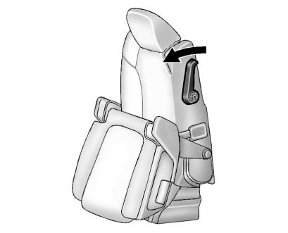 Buick Enclave second row seat procedure for accessing the third row