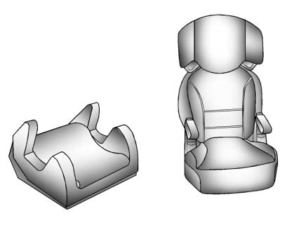 Booster seat used to improve vehicle safety belt fit for an older child