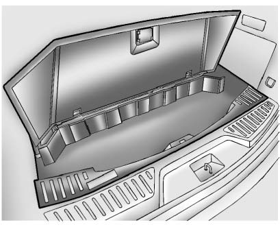 Cargo management cover removal procedure in the rear storage area
