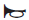Horn symbol on the steering wheel pad