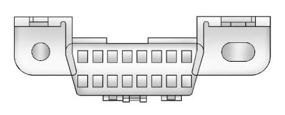 Data Link Connector located under the instrument panel to the left of the steering wheel