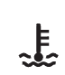 Engine coolant temperature warning light that appears briefly when the vehicle is started