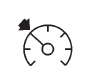 Cruise control indicator light showing when cruise control is set