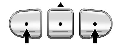 Buick Enclave Universal Remote outside buttons held until the indicator light begins to flash