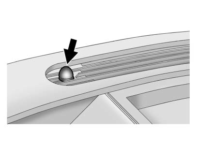 Buick Enclave solar sensor in the defrost grille on the instrument panel