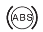 ABS warning light symbol indicating a possible Antilock Brake System problem