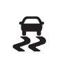 StabiliTrak warning light indicator for stability and traction control activity