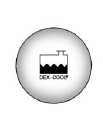Buick Enclave coolant recovery tank cap symbol