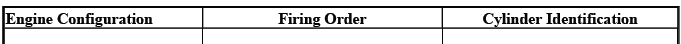 General V8 engine firing order reference diagram