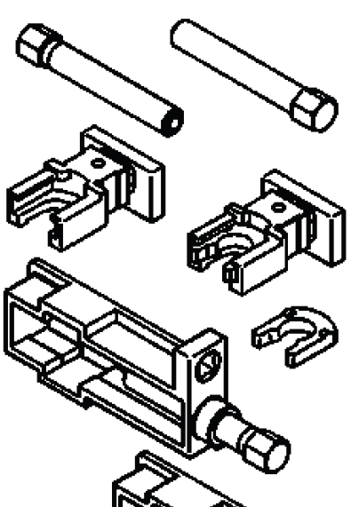 A/C line repair tool for refrigerant line service