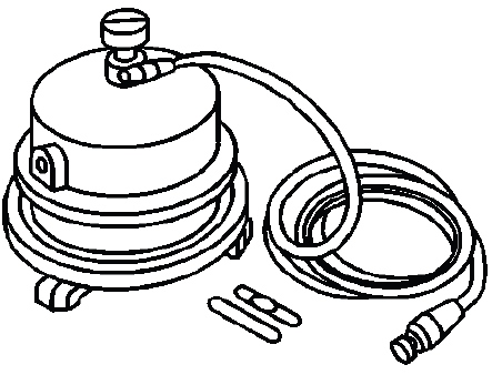 J 29532 diaphragm pressure bleeder for hydraulic brake system bleeding