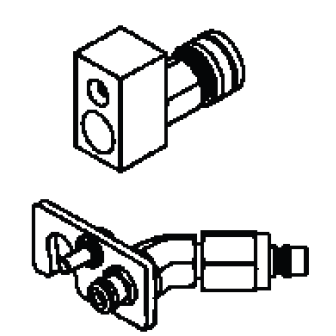 Power steering analyzer adapters for connecting pressure test equipment