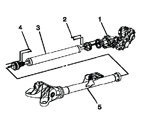 Buick Enclave propeller shaft and CV joint inspection points
