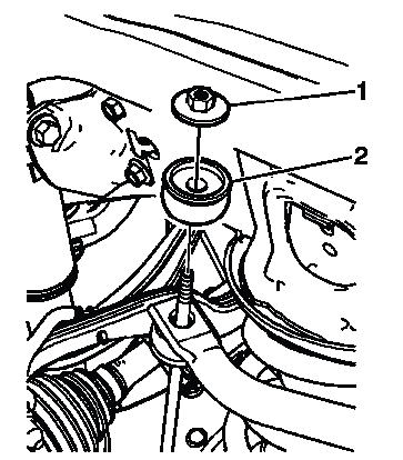 Upper stabilizer shaft link retaining nut washer and bushing