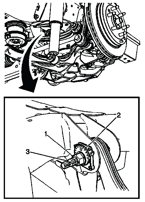 Front adjuster cam nut bolt and cam for rear upper control arm