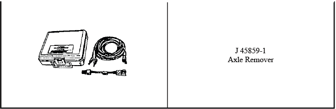 Rear suspension service tools and equipment reference