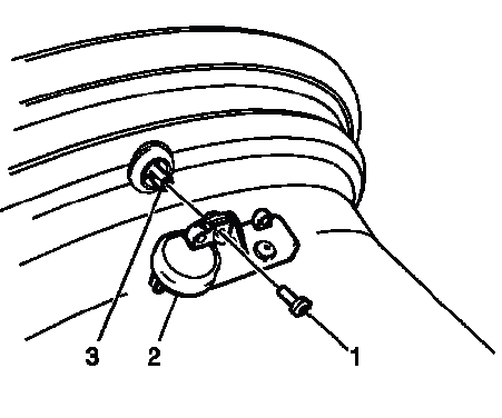 Buick Enclave snap-in tire pressure indicator sensor and valve stem