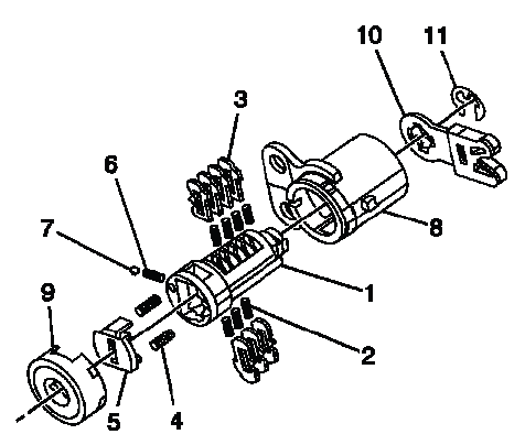 Buick Enclave tire changer positioned to remove tire from wheel safely