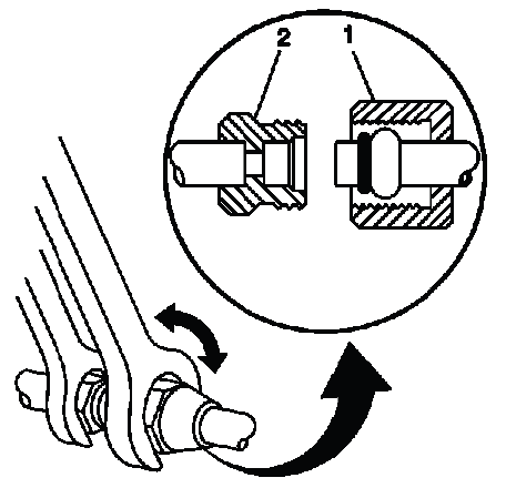 A/C line fitting assembly procedure for compression and banjo style connections