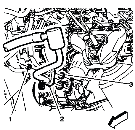 Buick Enclave A/C compressor hose nut and compressor connection