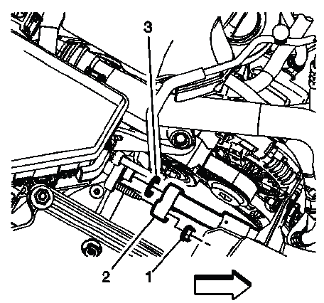 Buick Enclave compressor hose nut at A/C refrigerant heat exchanger