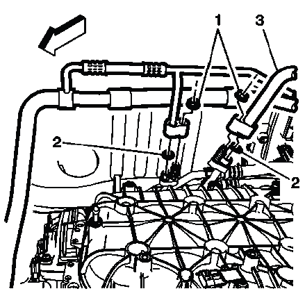 Refrigerant heat exchanger and auxiliary A/C evaporator tube connection