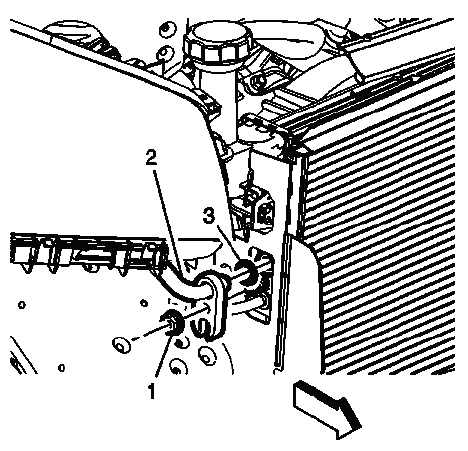 A/C compressor hose nut and condenser fitting connection