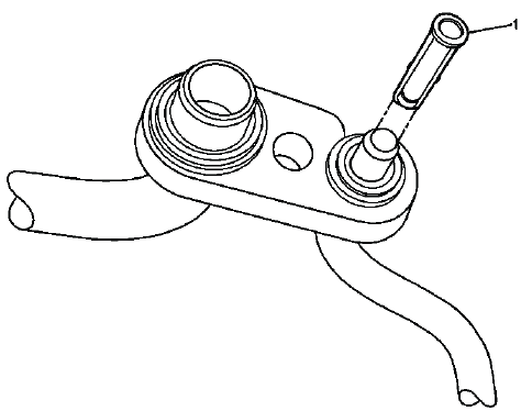 Buick Enclave auxiliary A/C refrigerant filter location