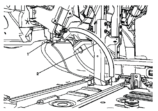 Evaporator and blower module drain hose location for HVAC service