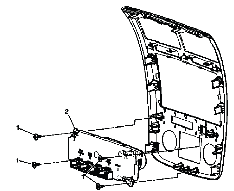 Buick Enclave automatic HVAC control module location