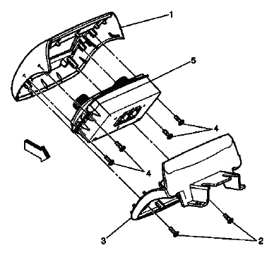 Auxiliary heater and air conditioning control modules location