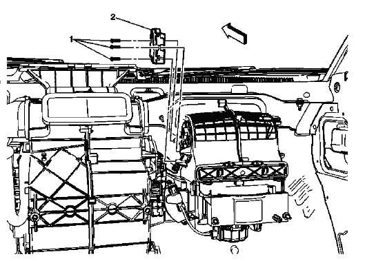 Air inlet valve actuator location for manual HVAC recirculation control