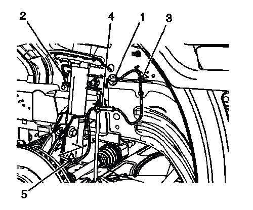 Wheel speed sensor wire grommet connector and harness routing clips