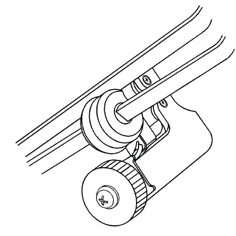 Sectioning hydraulic brake pipe with pipe cutter before flaring repair