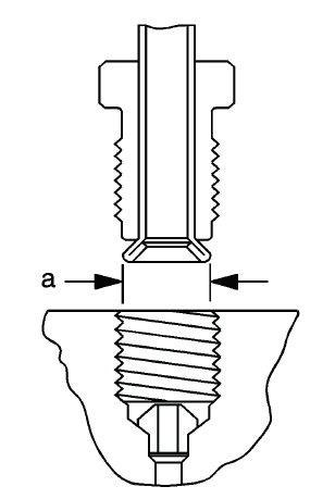 Buick Enclave brake pipe flare shape and diameter inspection after flaring