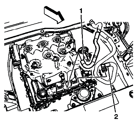 Vacuum brake booster hose quick-connect fitting at intake manifold vacuum port