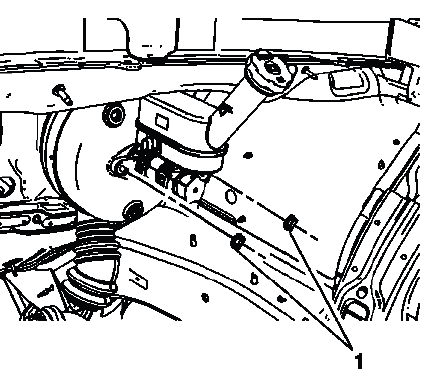 Power brake booster check valve and vacuum hose assembly installed at brake booster