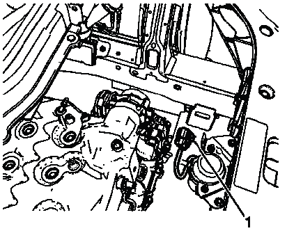 Buick Enclave power brake booster auxiliary pump electrical connector location