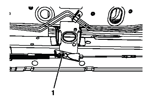 Park brake equalizer locknut removal