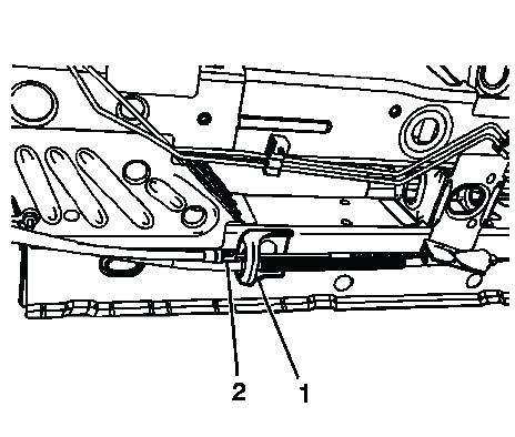 Park brake cable bracket and conduit locking tabs