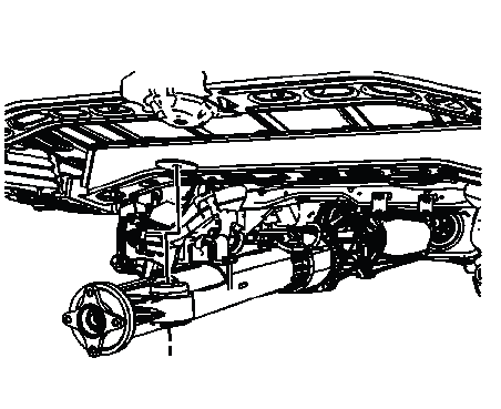 Torque tube lowered for clutch control module access