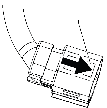 Buick Enclave clutch control module RDS number on harness connector
