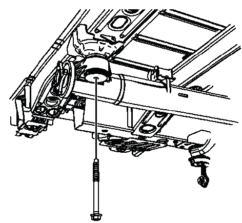 Torque tube mounting bolt installation