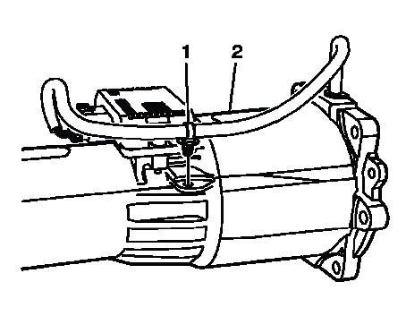 Electrical harness retainer on rear drive axle torque tube