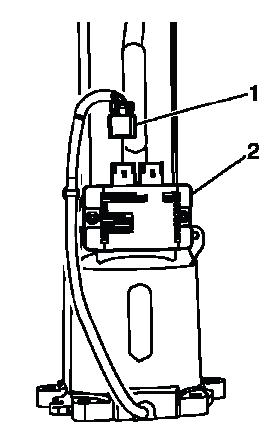 Clutch control module electrical connector installed on torque tube