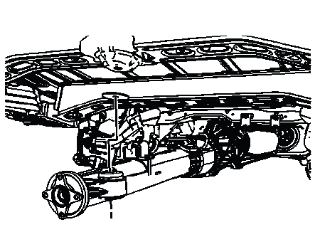Torque tube positioned for mounting bolt installation
