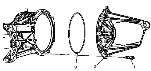 Left side differential carrier cover and seal location